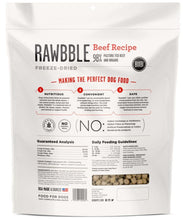 Load image into Gallery viewer, Bixbi Rawbble Freeze Dried Grain Free Beef Recipe for Dogs