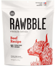 Load image into Gallery viewer, Bixbi Rawbble Freeze Dried Grain Free Beef Recipe for Dogs