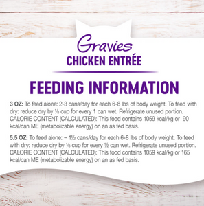 Wellness Natural Grain Free Gravies Chicken Dinner Canned Cat Food