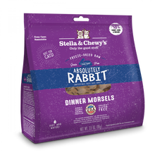Load image into Gallery viewer, Stella &amp; Chewy&#39;s Absolutely Rabbit Dinner Morsels Grain Free Freeze Dried Raw Cat Food