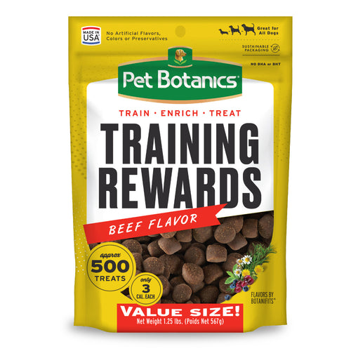 Pet Botanics Training Rewards Soft & Chewy Beef Dog Treats