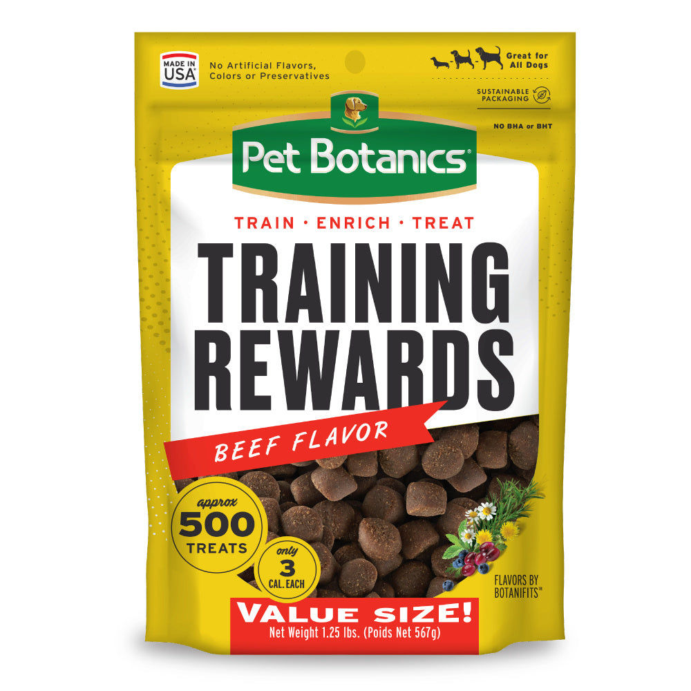 Pet Botanics Training Rewards Soft & Chewy Beef Dog Treats