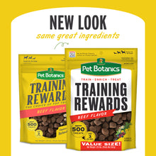 Load image into Gallery viewer, Pet Botanics Training Rewards Soft &amp; Chewy Beef Dog Treats