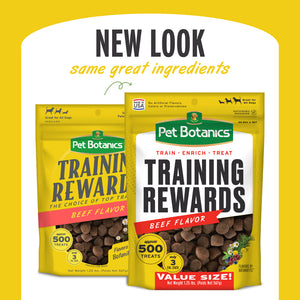 Pet Botanics Training Rewards Soft & Chewy Beef Dog Treats