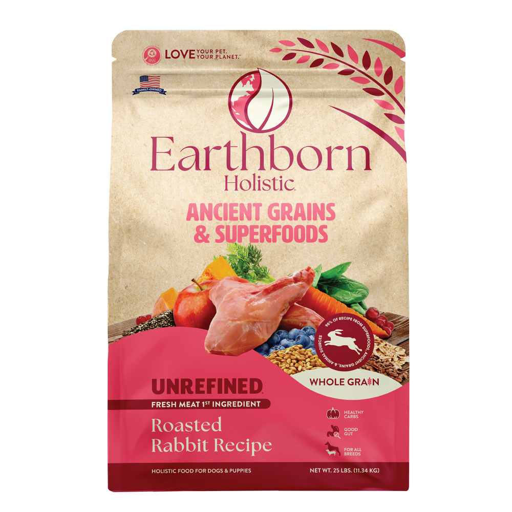 
                  
                    Earthborn Holistic Unrefined Roasted Rabbit with Ancient Grains & Superfoods Dry Dog Food
                  
                