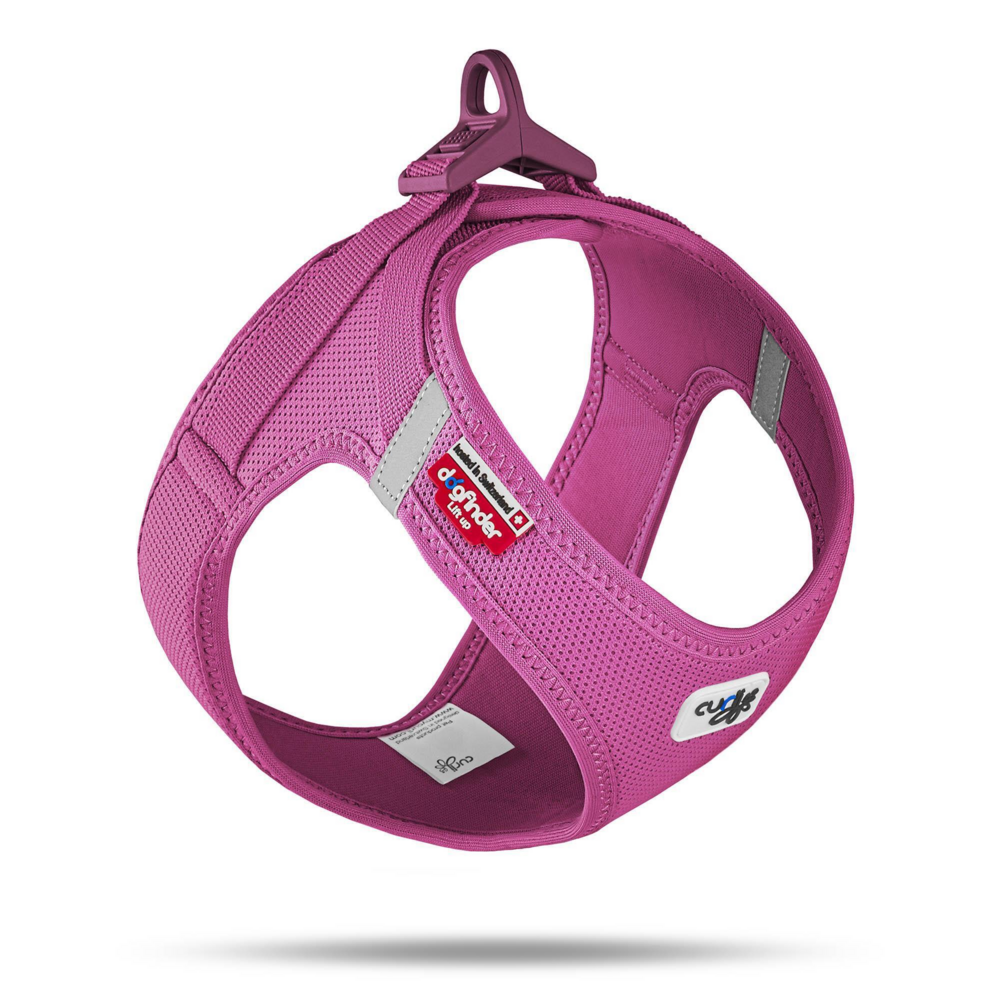 Curli Vest Harness curli Clasp Air-Mesh Fuchsia