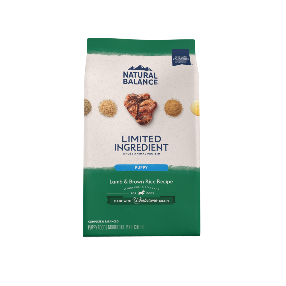 Natural Balance Limited Ingredient Puppy Dry Dog Food, Lamb & Brown Rice Recipe
