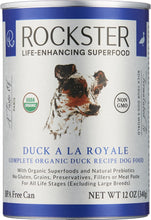 Load image into Gallery viewer, Rockster Duck A La Royale Complete Organic Duck Recipe Canned Dog Food