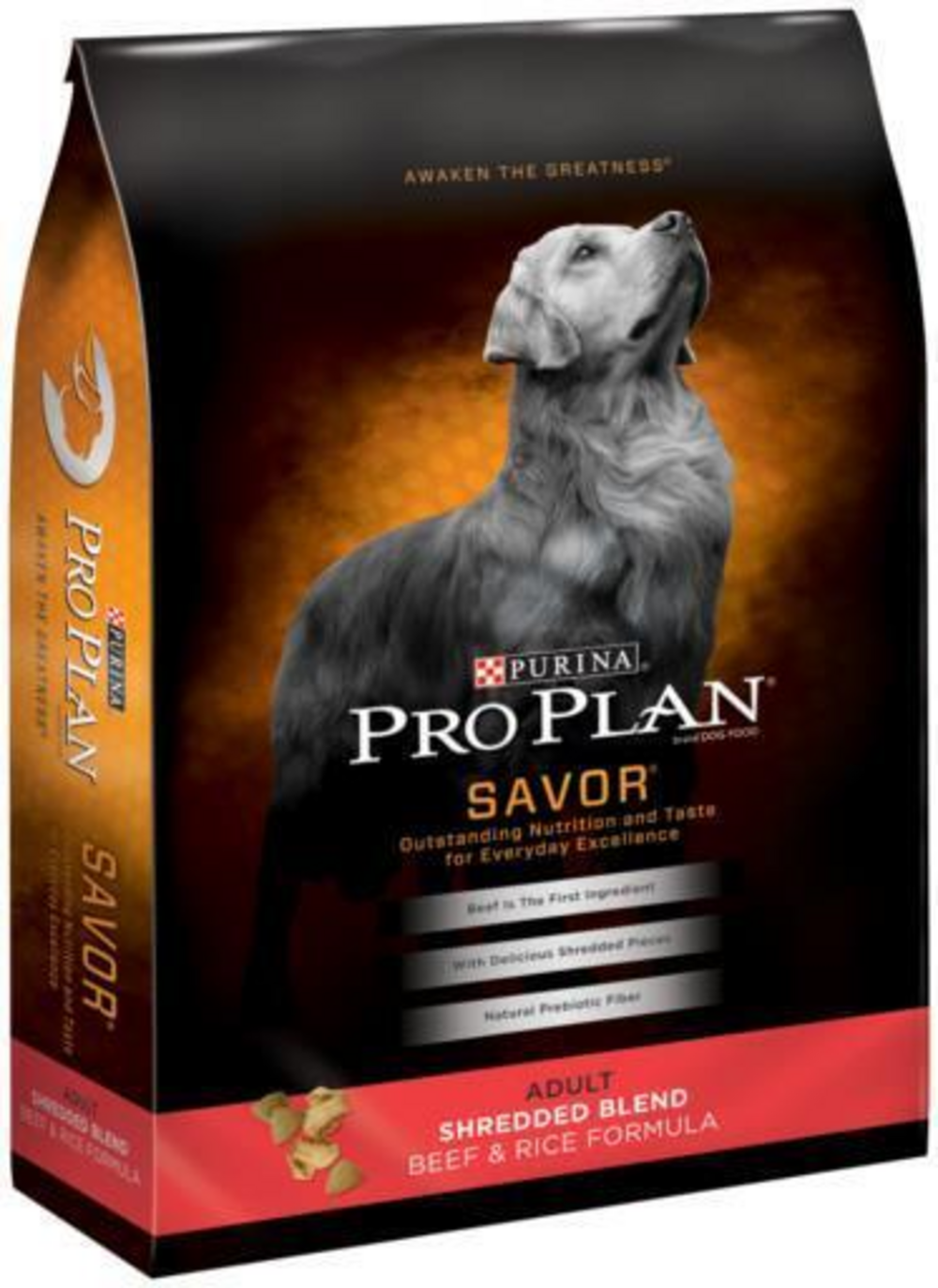 Purina Pro Plan Shredded Blend Beef and Rice Dry Dog Food