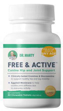 Load image into Gallery viewer, Dr. Marty Free &amp; Active Dog Supplements