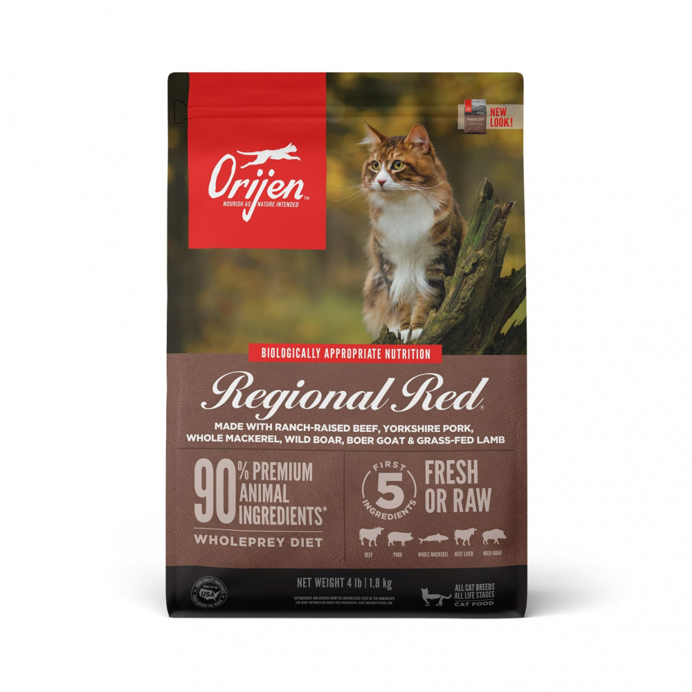 
                  
                    ORIJEN Grain Free Regional Red Dry Cat Food
                  
                