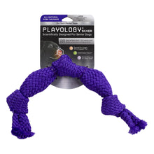 Load image into Gallery viewer, Playology Dri-Tech Dental Rope Pork Sausage Scented Dog Toy