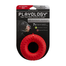 Load image into Gallery viewer, Playology Dual Layer Ring Beef Scented Dog Toy