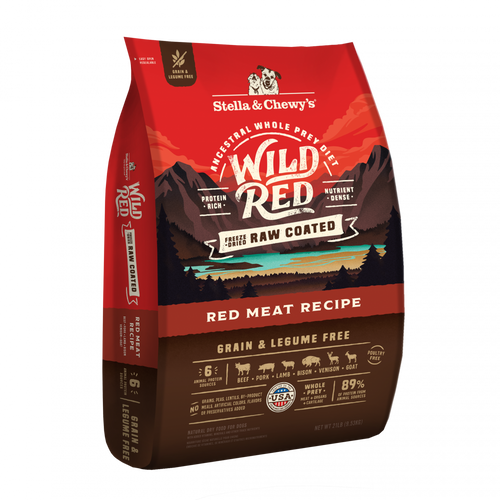 Stella & Chewy's Wild Red Dry Dog Food Raw Coated High Protein Grain & Legume Free Red Meat Recipe