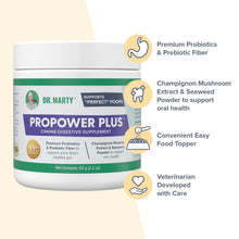 Load image into Gallery viewer, Dr. Marty Canine Digestive Supplement ProPower Plus Probiotic for Dogs