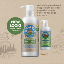 Load image into Gallery viewer, Grizzly Algal Plus Omega 3-6-9 Food Supplement for Dogs and Cats