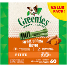 Load image into Gallery viewer, Greenies Dental Bone Sweet Potato  Petite