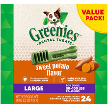 Load image into Gallery viewer, Greenies Dental Bone Sweet Potato Large