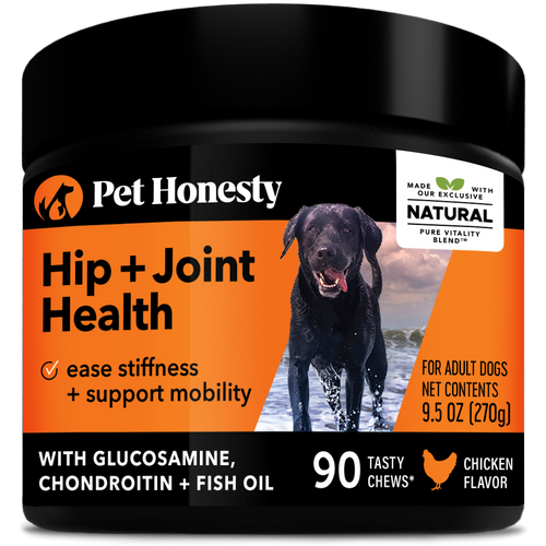 Pet Honesty Dog Hip & Joint Health Glucosamine Soft Chews, Chicken