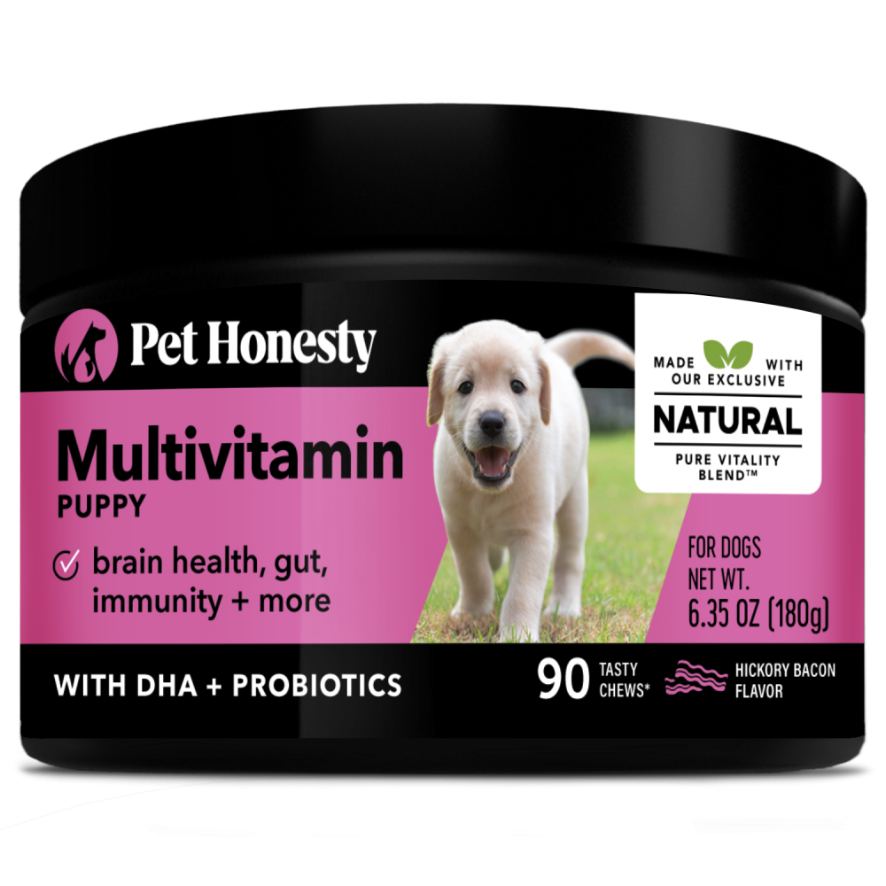 Pet Honesty Puppy Multivitamin Glucosamine Soft Chews, Bacon