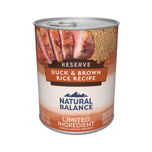 Natural Balance Limited Ingredient Reserve Duck & Brown Rice Recipe Wet Dog Food