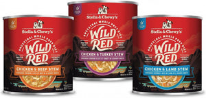 Stella & Chewy's Wild Red Wet Dog Food Variety Pack Stews High Protein Recipes