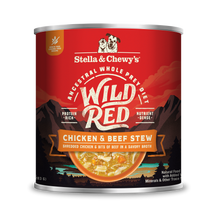Load image into Gallery viewer, Stella &amp; Chewy&#39;s Wild Red Wet Dog Food Chicken &amp; Beef Stew High Protein Recipe