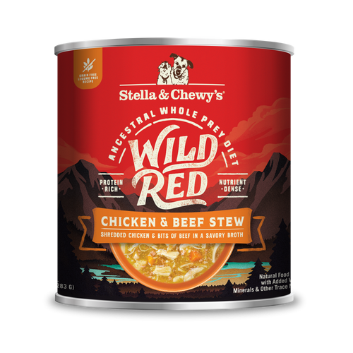 Stella & Chewy's Wild Red Wet Dog Food Chicken & Beef Stew High Protein Recipe