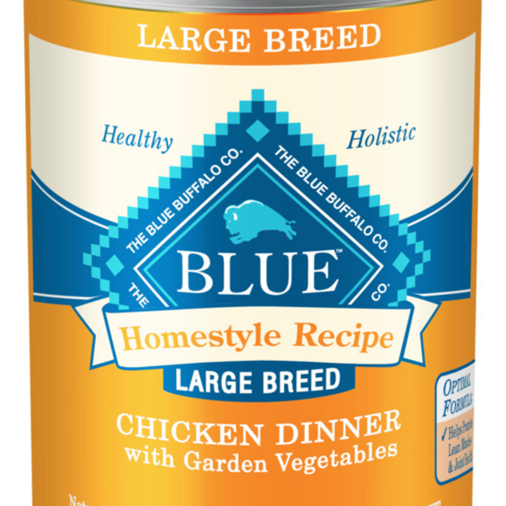 
                  
                    Blue Buffalo Homestyle Recipe Large Breed Adult Chicken Dinner with Garden Vegetables Canned Dog Food
                  
                