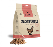 Load image into Gallery viewer, Vital Essentials Freeze Dried Grain Free Chicken Mini Nibs Entree for Dogs Food