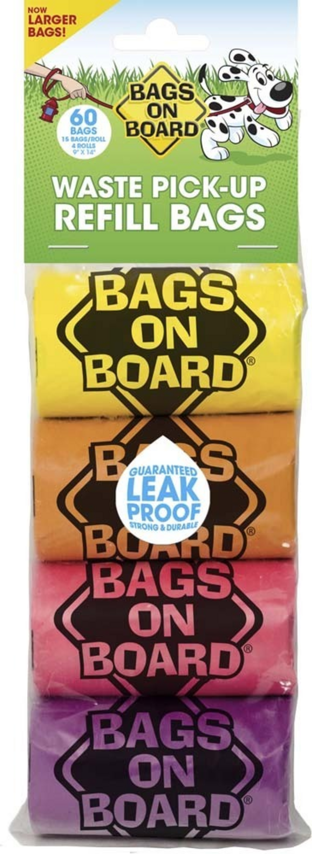 Bags on Board Rainbow Waste Bags Refill Pack