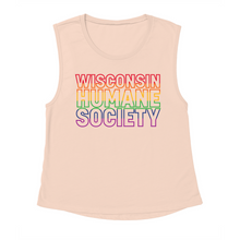 Load image into Gallery viewer, WHS Pride Rainbow Contoured Muscle Tank Top