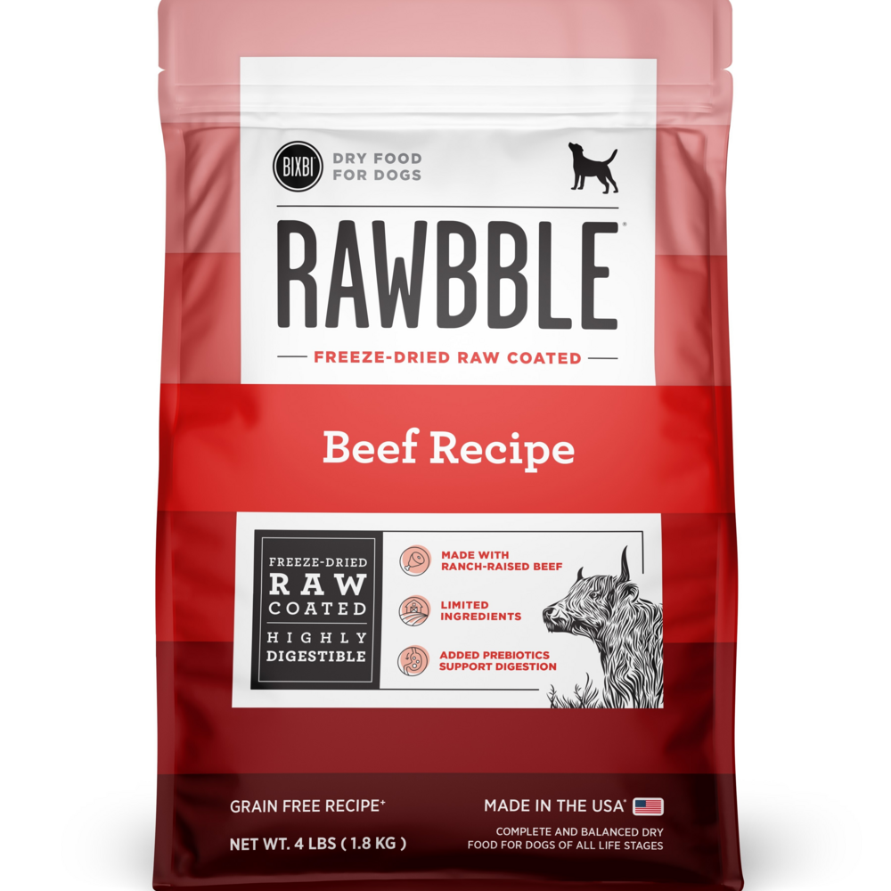 
                  
                    Bixbi Rawbble Freeze Dried Grain Free Beef Recipe for Dogs
                  
                