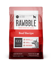 Load image into Gallery viewer, Bixbi Rawbble Freeze Dried Grain Free Beef Recipe for Dogs