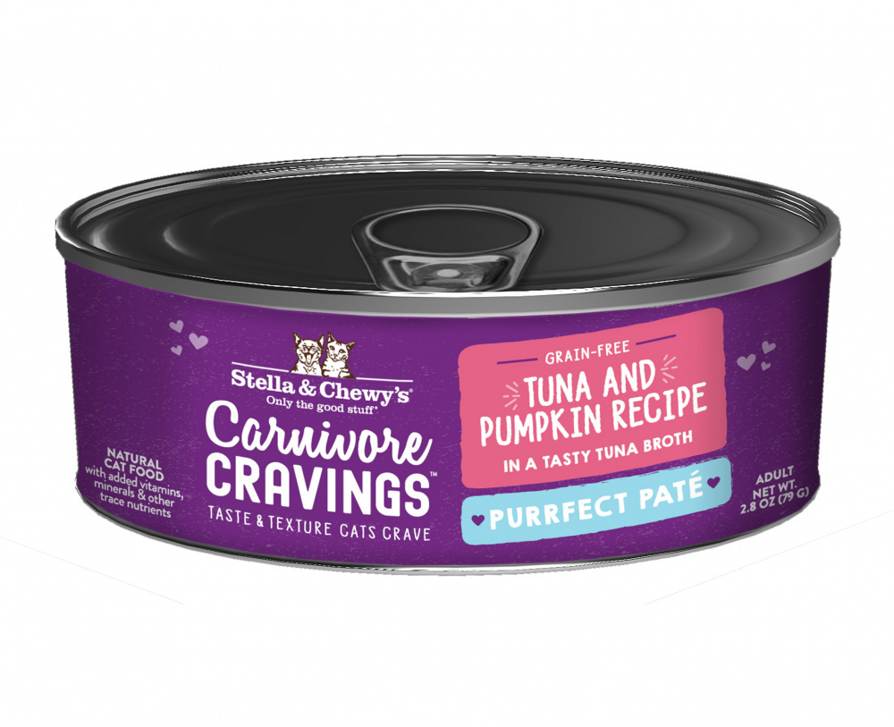 
                  
                    Stella & Chewy's Carnivore Cravings Purrfect Pate Tuna & Pumpkin Pate Recipe in Broth Wet Cat Food
                  
                