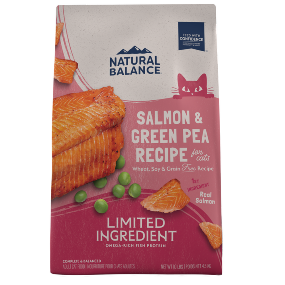 Natural Balance Limited Ingredient Grain Free Dry Cat Food, Salmon & Green Pea Recipe