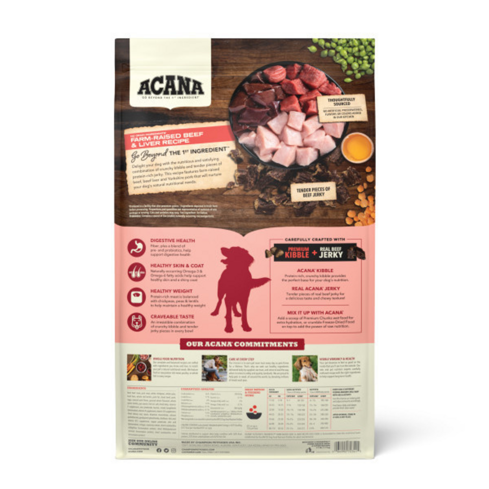 
                  
                    ACANA Butchers Favorites Farm-Raised Beef and Liver Recipe Dry Dog Food
                  
                