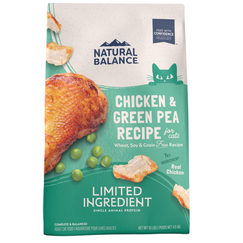 Natural Balance Limited Ingredient Grain Free Dry Cat Food, Chicken & Green Pea Recipe