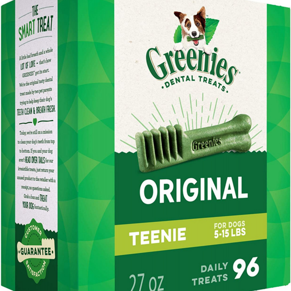 
                  
                    Greenies Adult Natural Dental Dog Treats Teenie Size, Original Flavor
                  
                