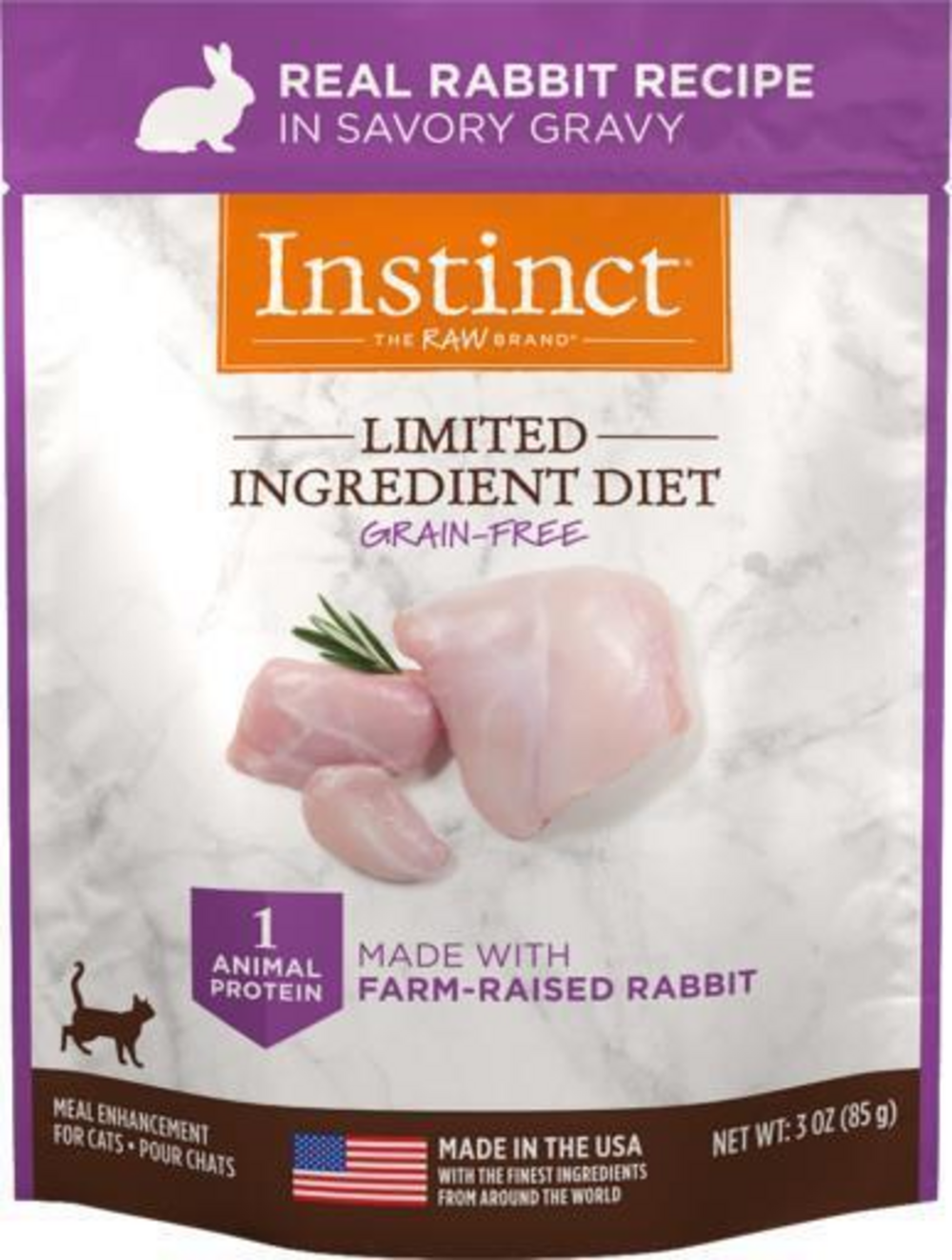 Instinct Limited Ingredient Diet Grain Free Rabbit Wet Cat Food Topper