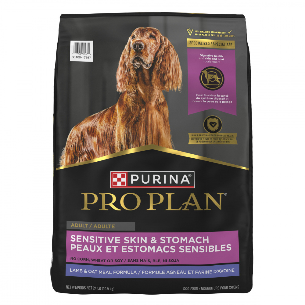 Purina Pro Plan Sensitive Skin & Stomach Lamb & Oatmeal Dry Dog Food