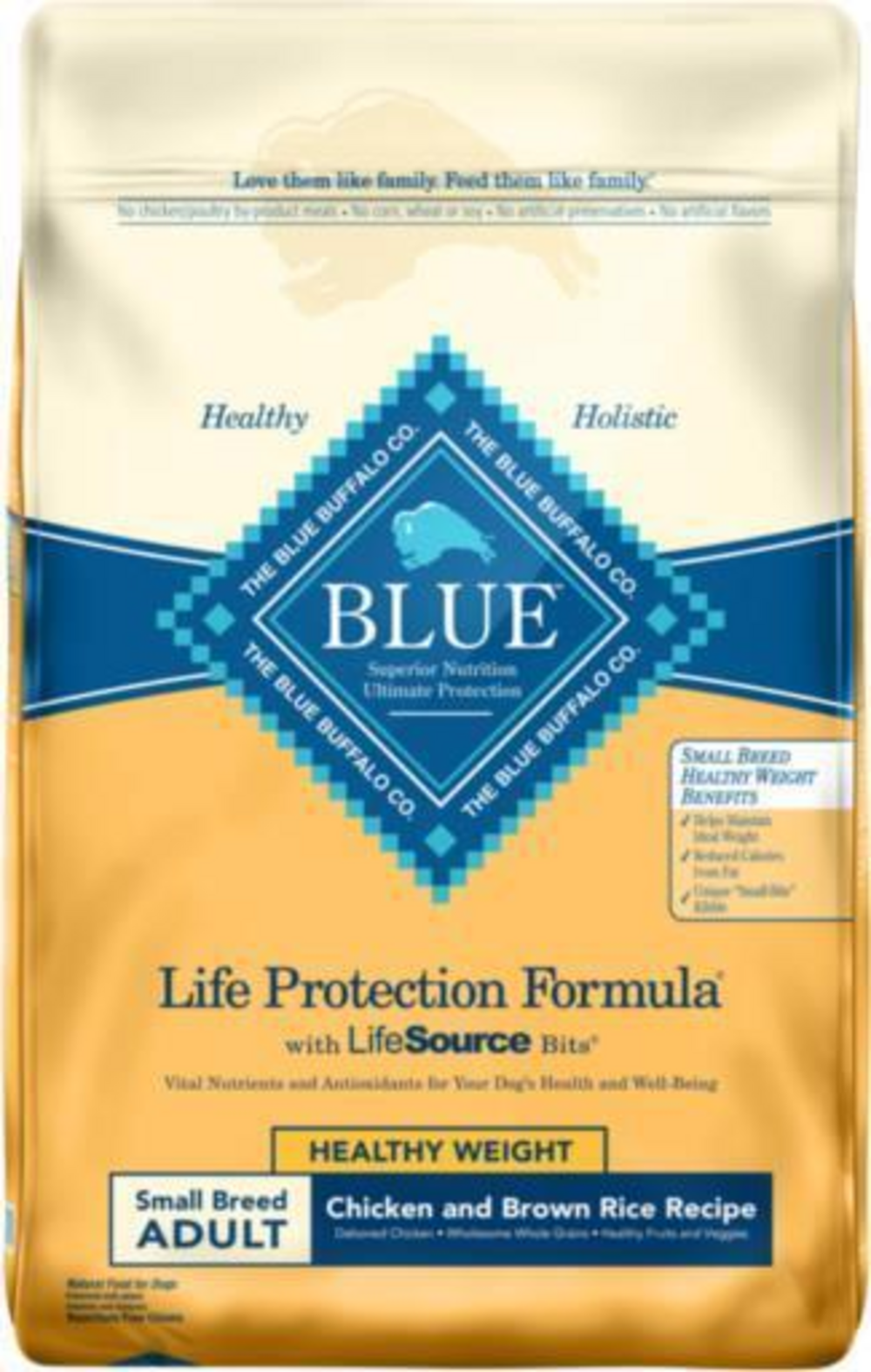 Blue Buffalo Life Protection Formula Healthy Weight Small Breed Adult Chicken & Brown Rice Recipe Dry Dog Food