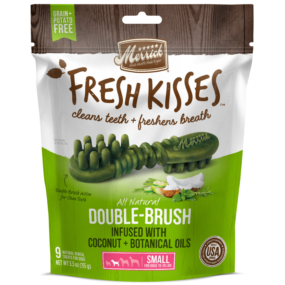 
                  
                    Merrick Fresh Kisses Grain Free Coconut Oil & Botanicals Small Dental Dog Treats
                  
                