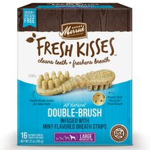 Load image into Gallery viewer, Merrick Fresh Kisses Dog Dental Treats With Mint Breath Strips Dog Treats for Large Breeds