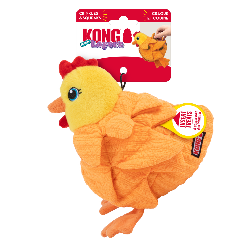Kong Layerz Forage Hen Dog Toy