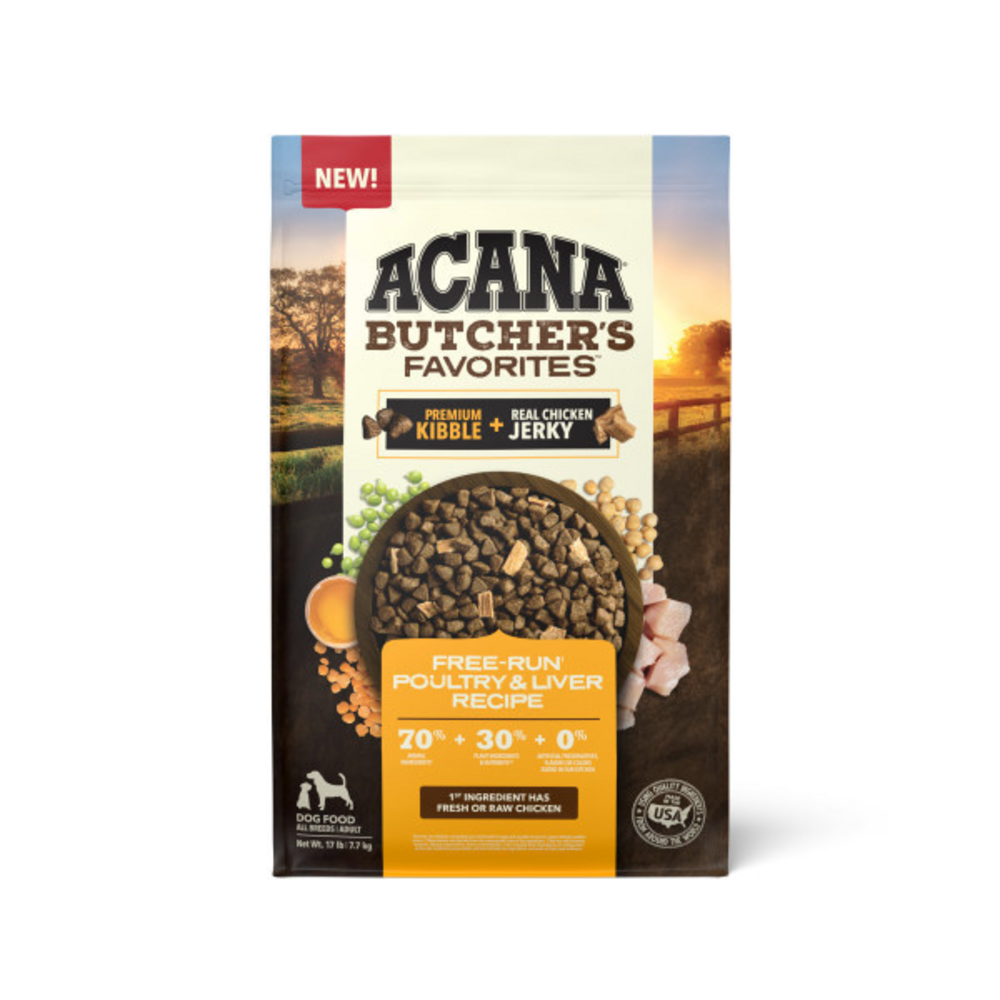 
                  
                    ACANA Butchers Favorites Free-Run Poultry and Liver Recipe Dry Dog Food
                  
                