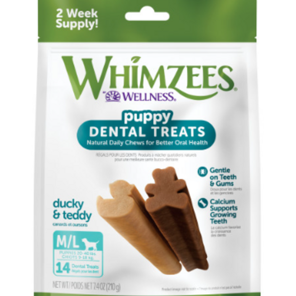 Whimzees Puppy Dental Chew Dog Treats