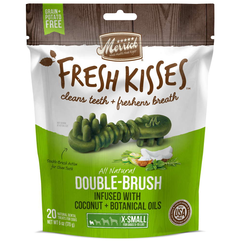 
                  
                    Merrick Fresh Kisses Dog Dental Treats Coconut Plus Botanical Oils Recipe Dog Treats for Toy Breeds
                  
                