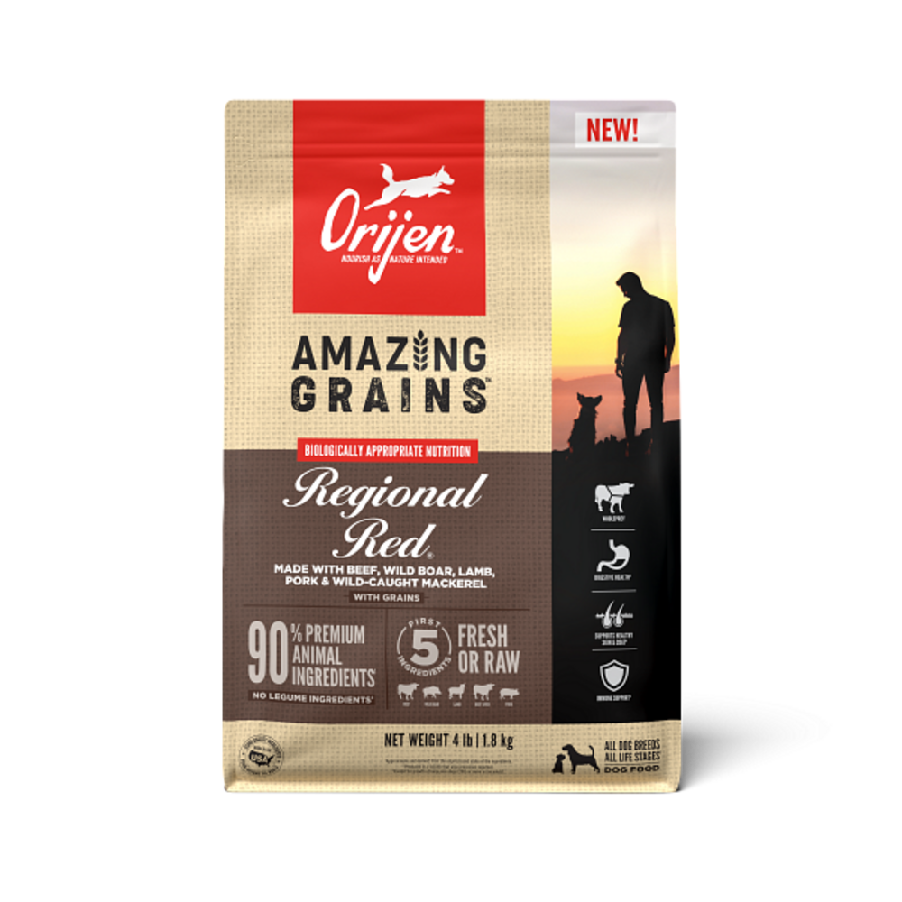 
                  
                    ORIJEN High Protein Amazing Grains Regional Red Dry Dog Food
                  
                