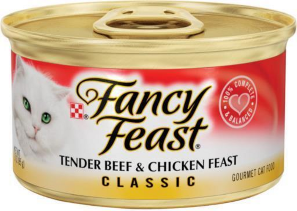 Purina Fancy Feast Classic Pate Beef and Chicken Wet Cat Food